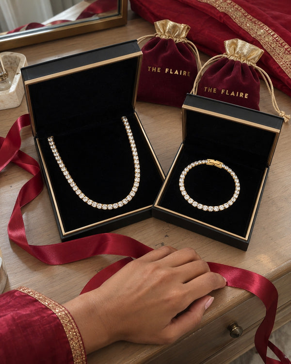 EMPYREAN TENNIS GIFT BOX GOLD — The line