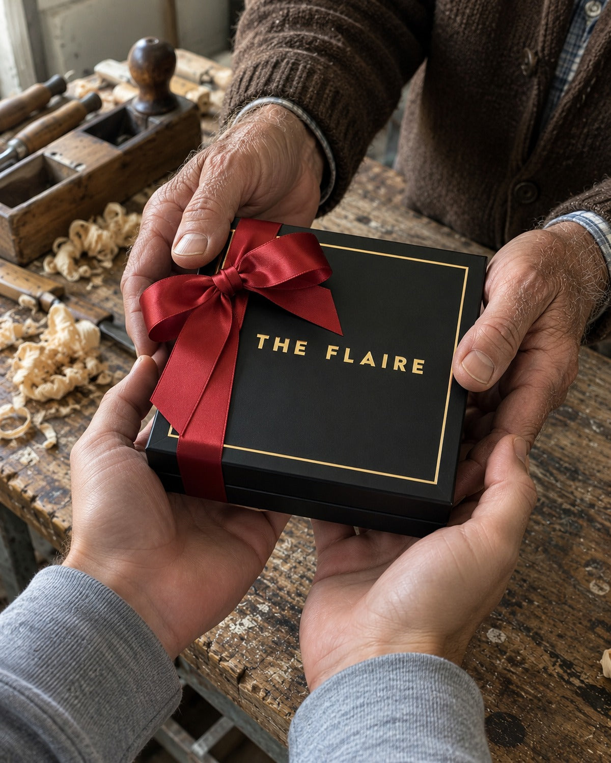 Figaro Gift Box Gold: from his hands to yours