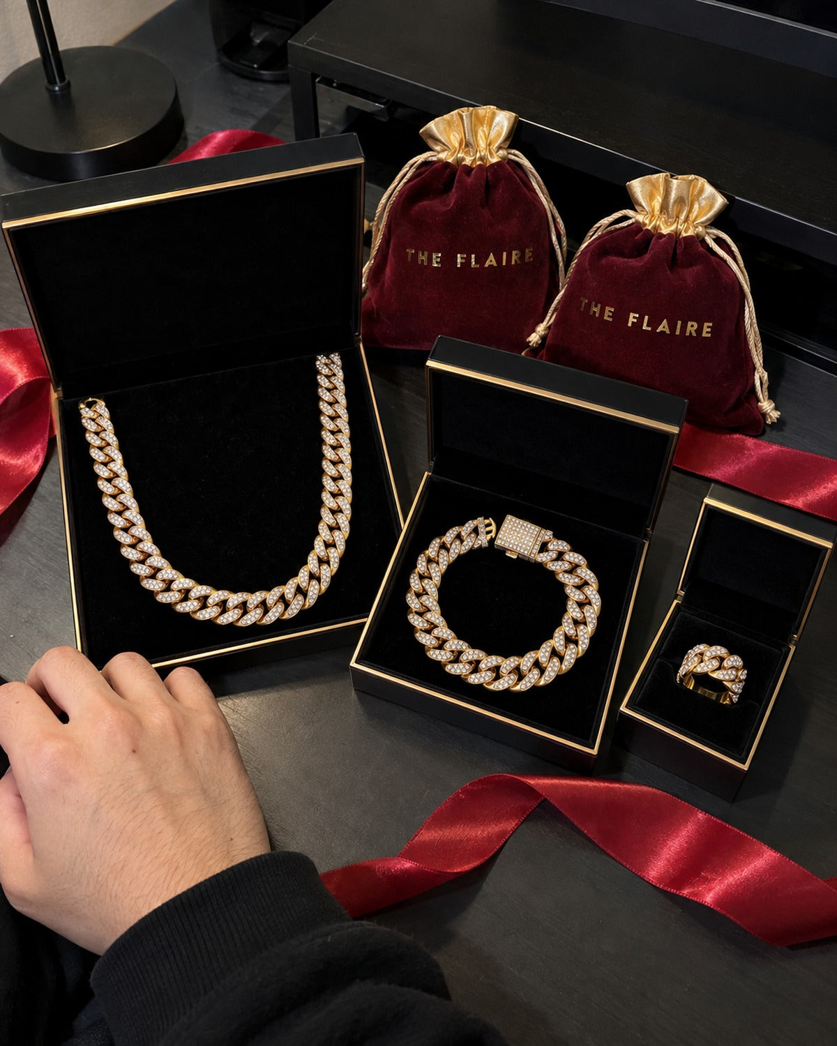 Lorenzo Trio Gift Box Gold: the gift