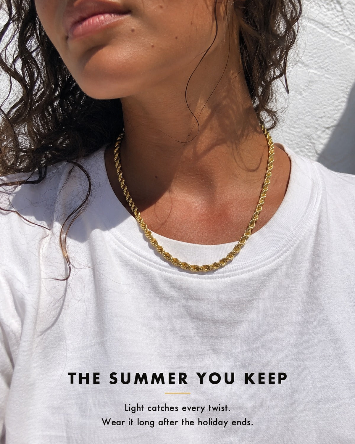 Luna Rope Gift Box Gold: her summer