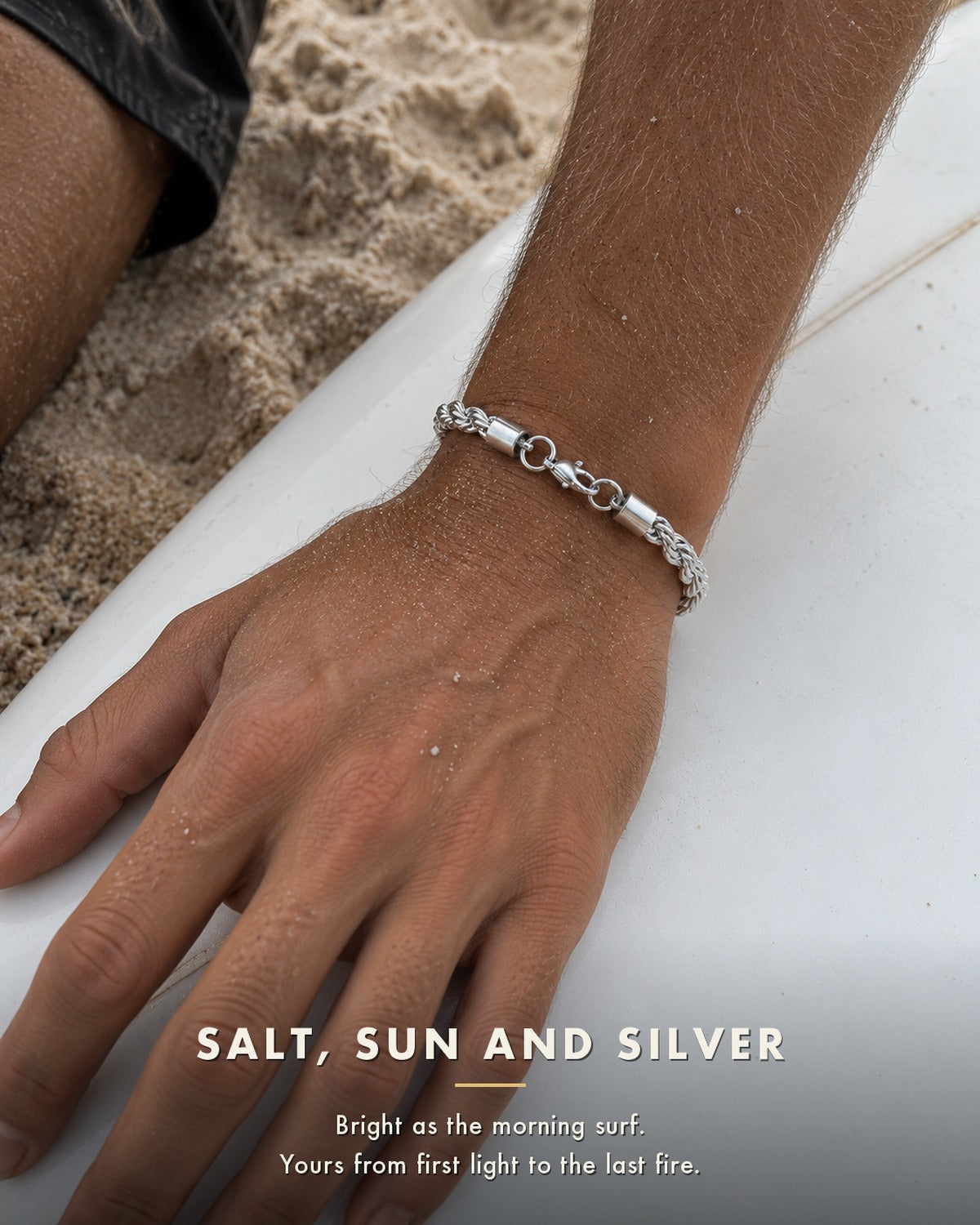 Luna Rope Gift Box Silver: wax and salt