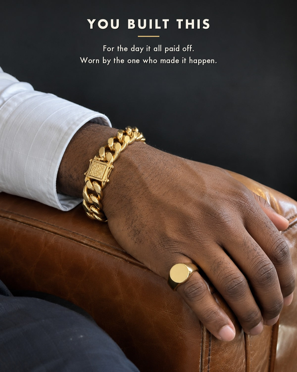 Luxor Four-Piece Gift Box Gold: the signet