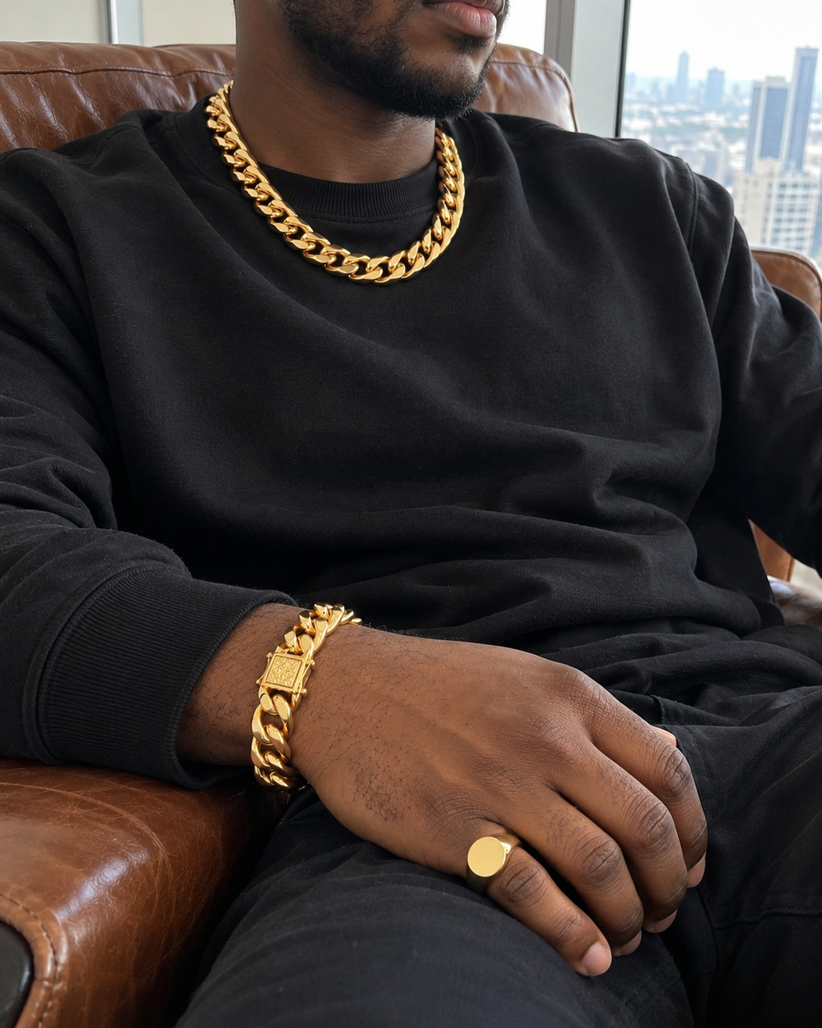 Luxor Four-Piece Gift Box Gold: the one who built it