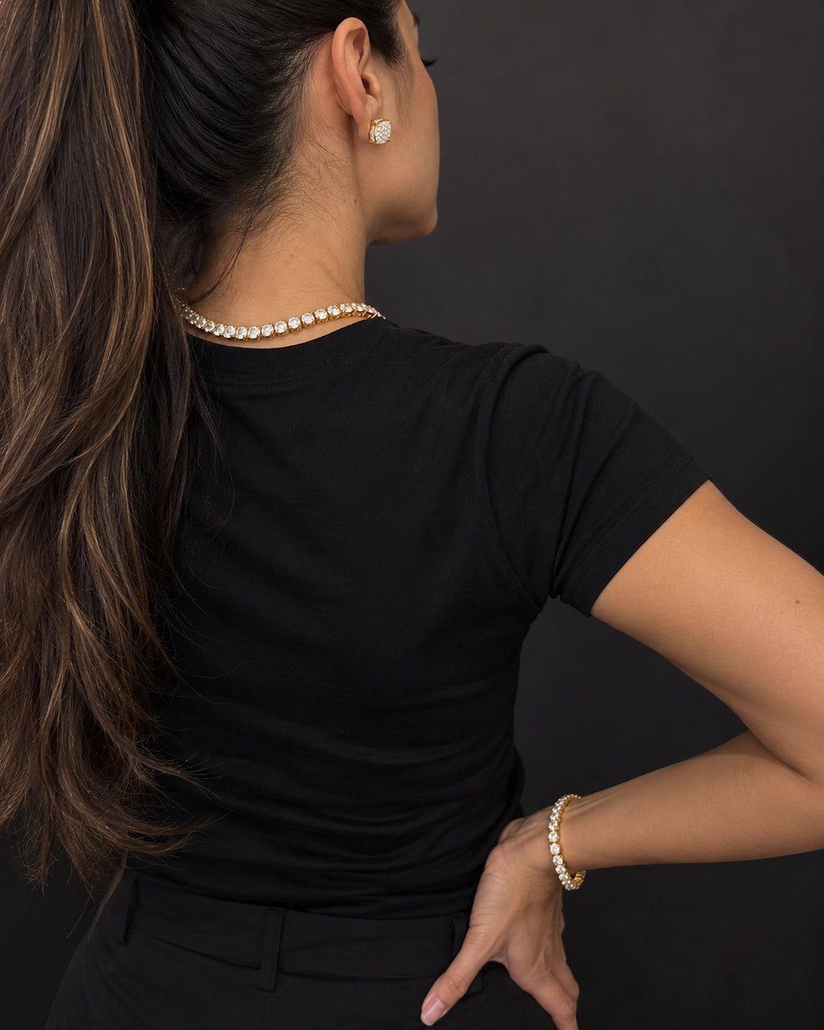 Tennis Four-Piece Gift Box Gold: the step and repeat