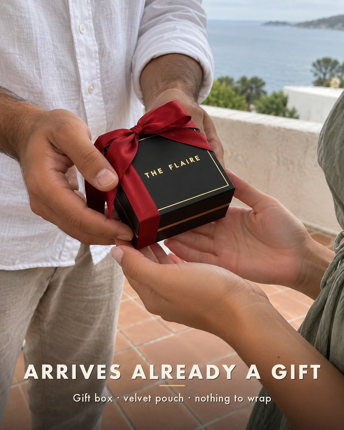 The Eternity Pair: he gives it to her