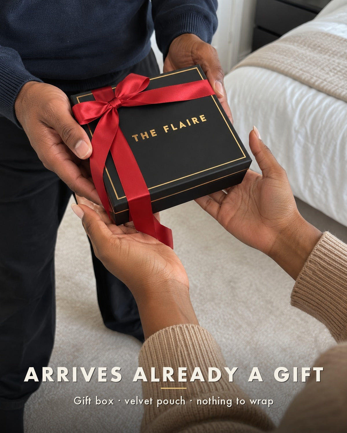 The Halo Set: he gives it to her