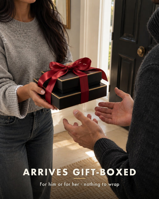 Franco Gift Box Gold: the hand-over