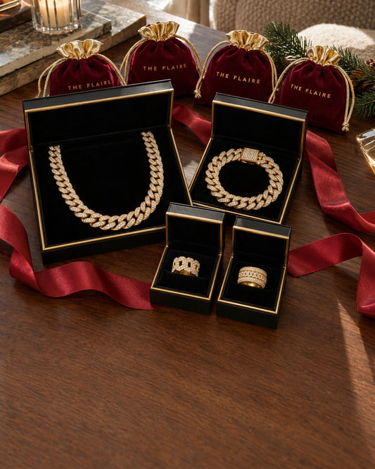 Lorenzo Four-Piece Gift Box Gold: the gift