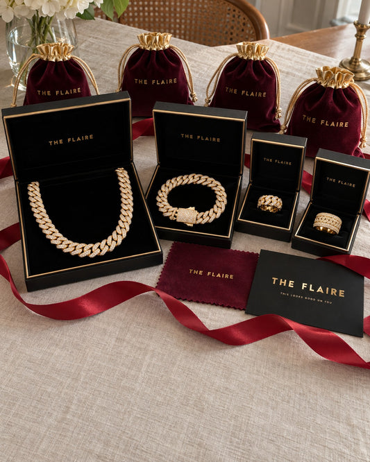 Luciano Four-Piece Gift Box Gold: the gift