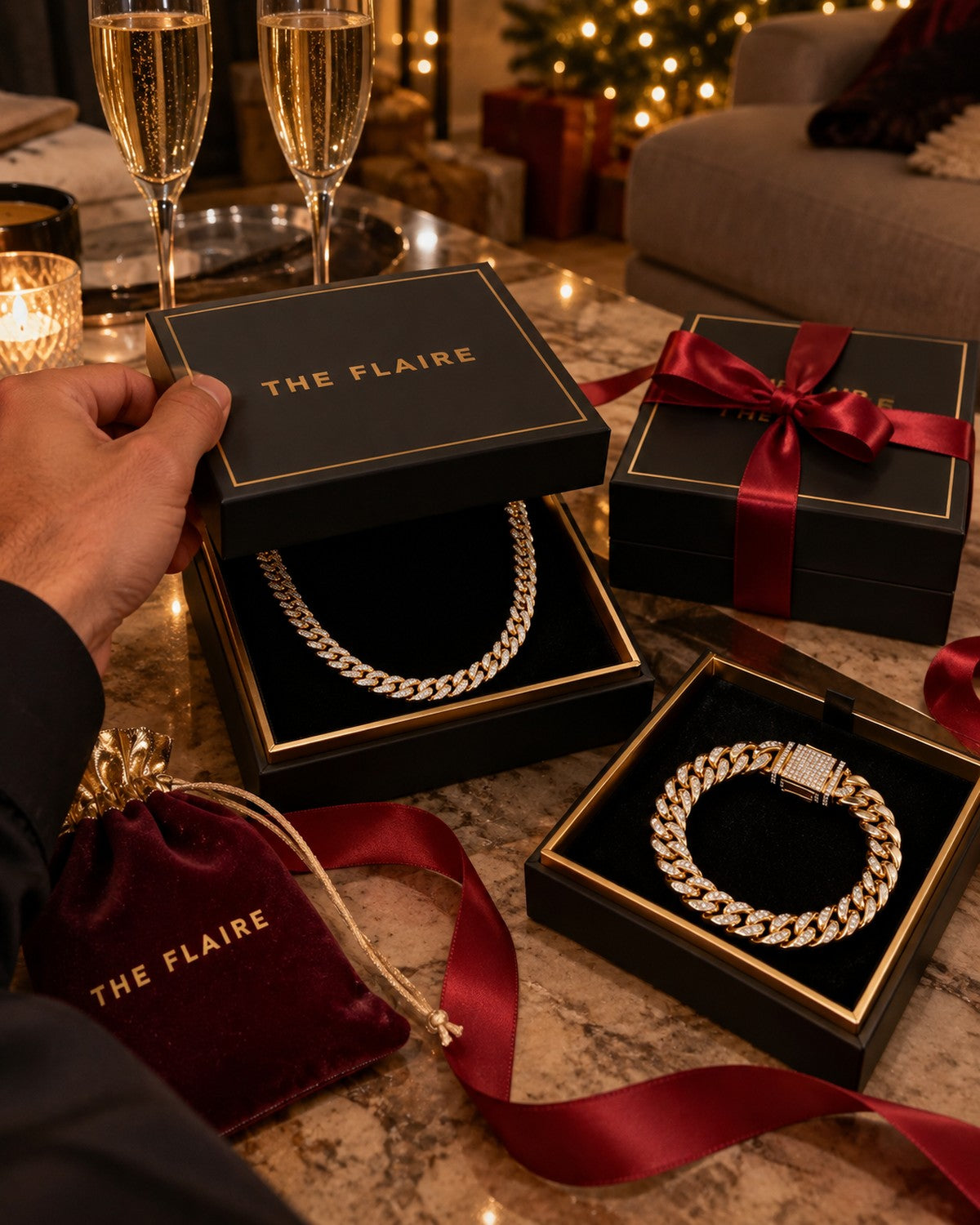 The Iced Edit being unboxed on New Year's Eve