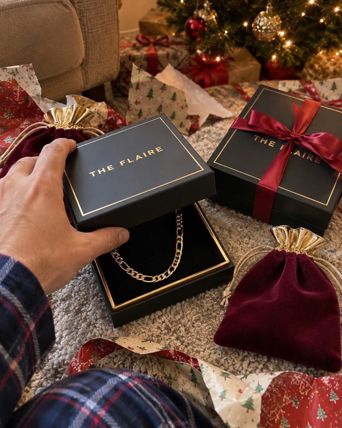 The Sunday Best being unboxed on Christmas morning