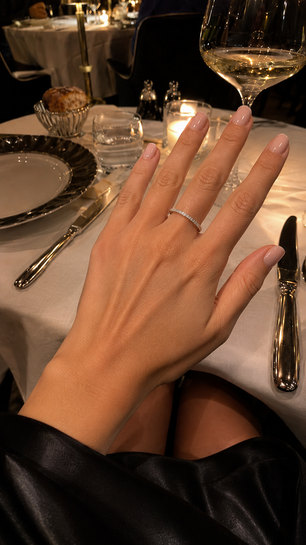 KIARA RING SILVER — The stones