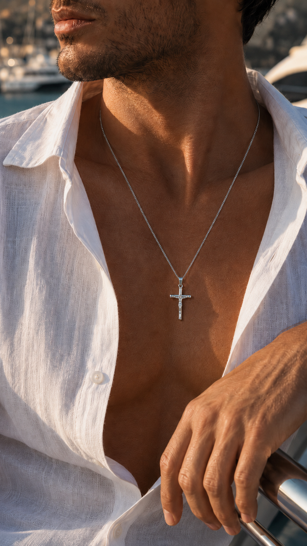 LUCIUS PENDANT SILVER — Material