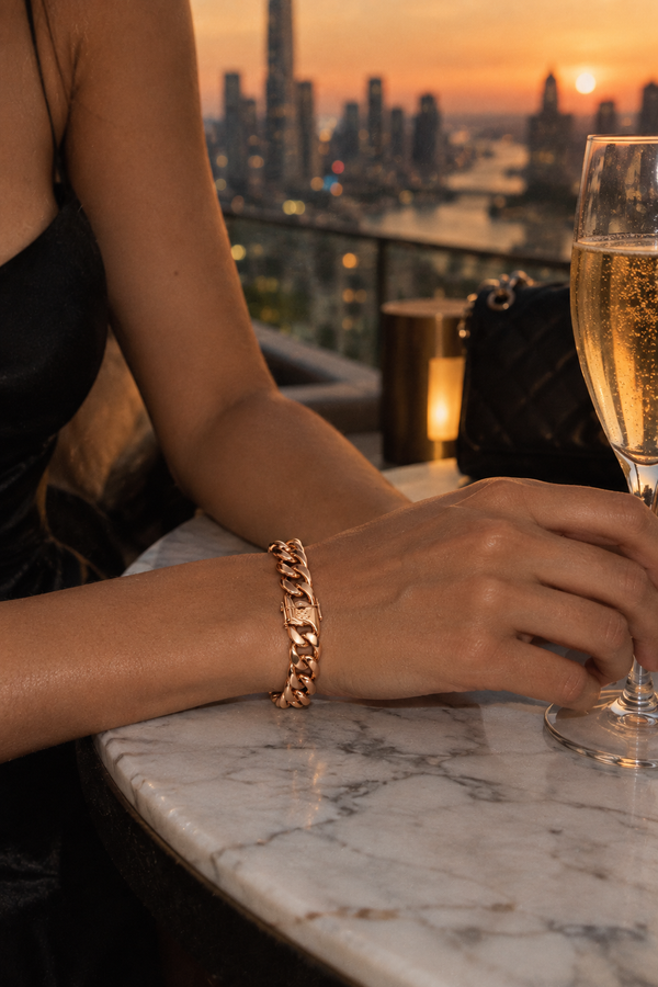 LUXOR BRACELET ROSE GOLD — Material