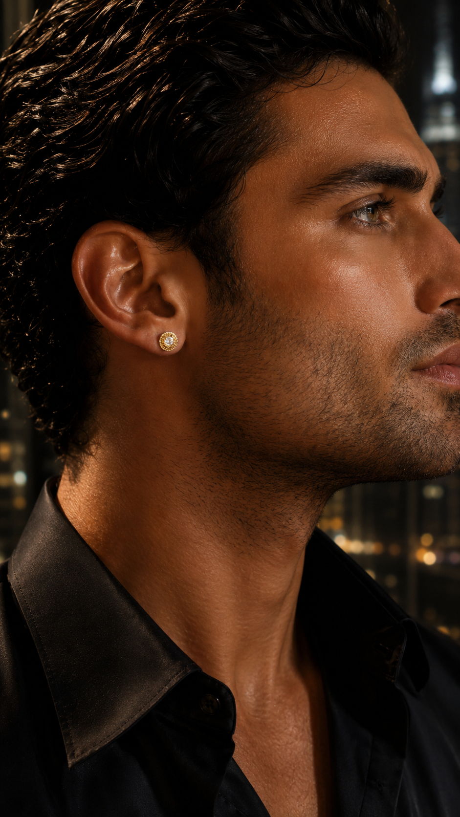 MARQUISE EARRINGS GOLD