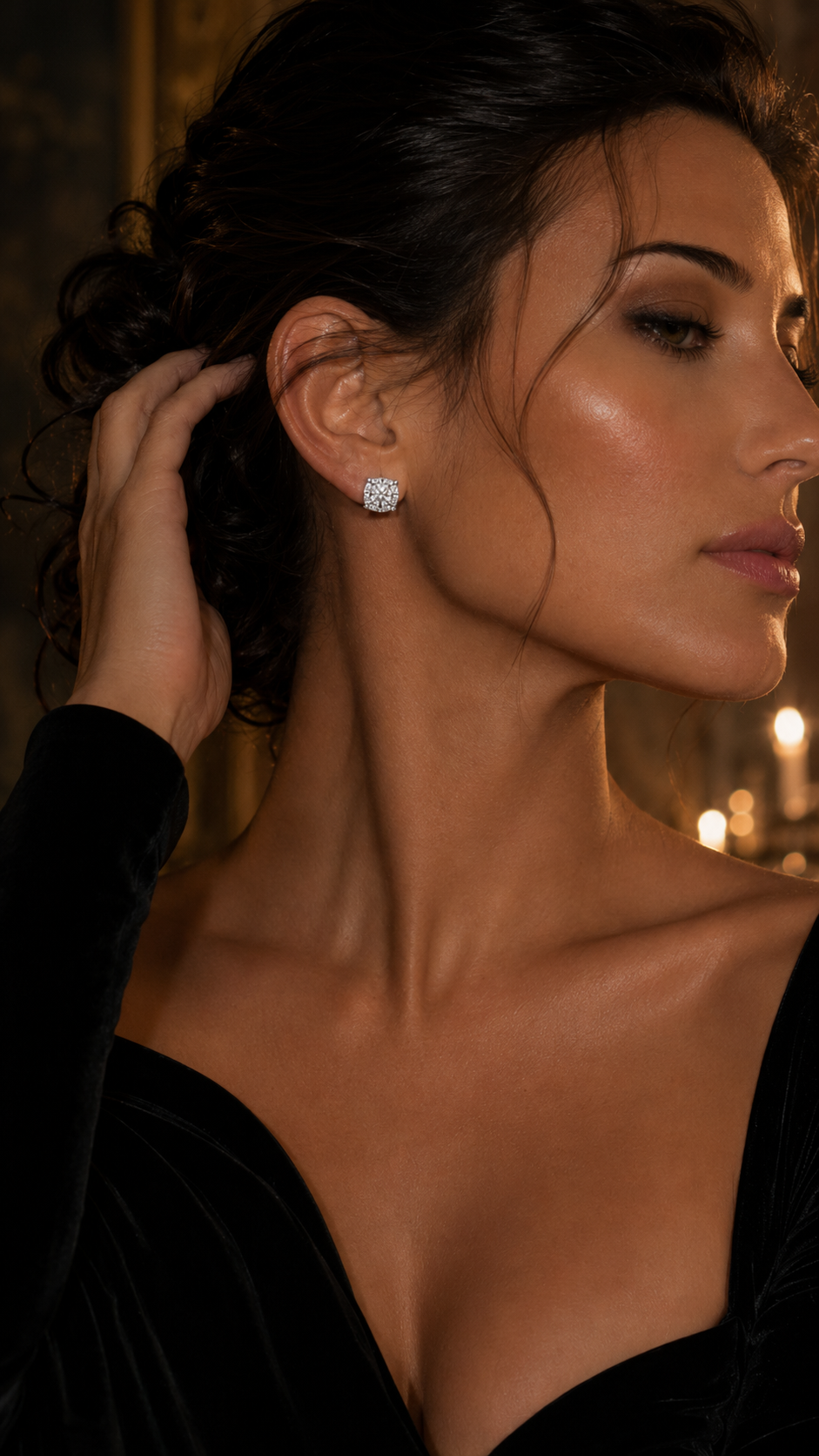 LUXORIA EARRINGS SILVER