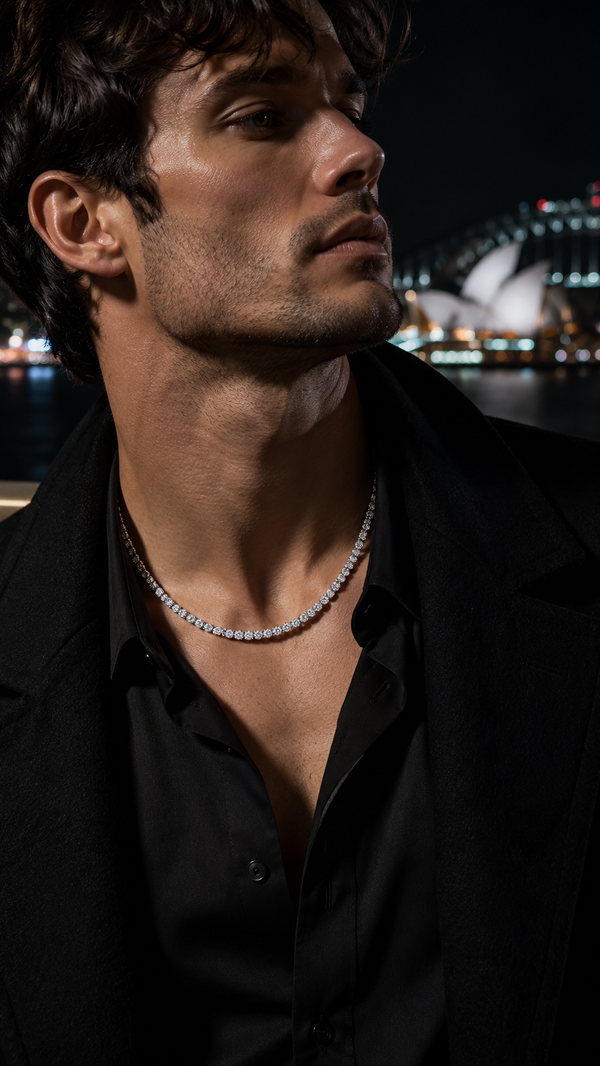 NOVA CHAIN SILVER — Wearing it