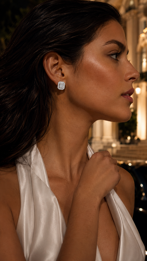 REGALE EARRINGS SILVER — Over time
