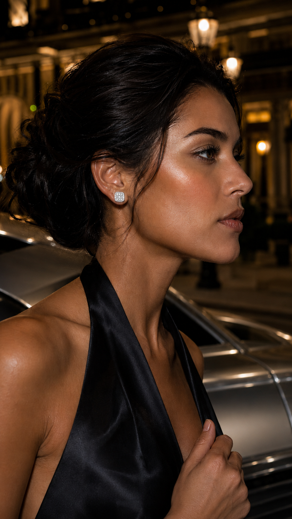 SERAPH EARRINGS SILVER — Over time