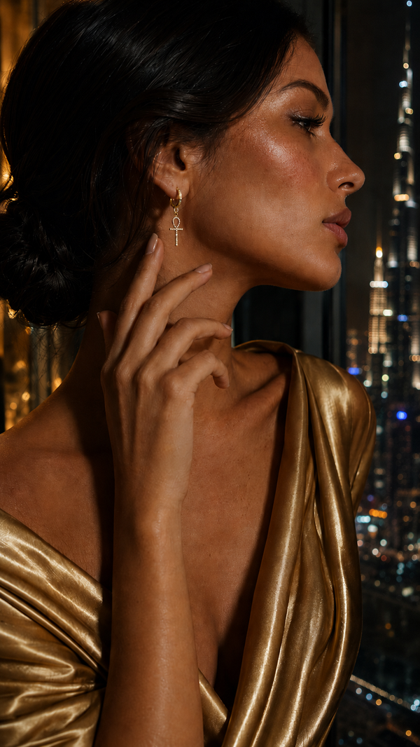 ZEL EARRINGS — Wearing it
